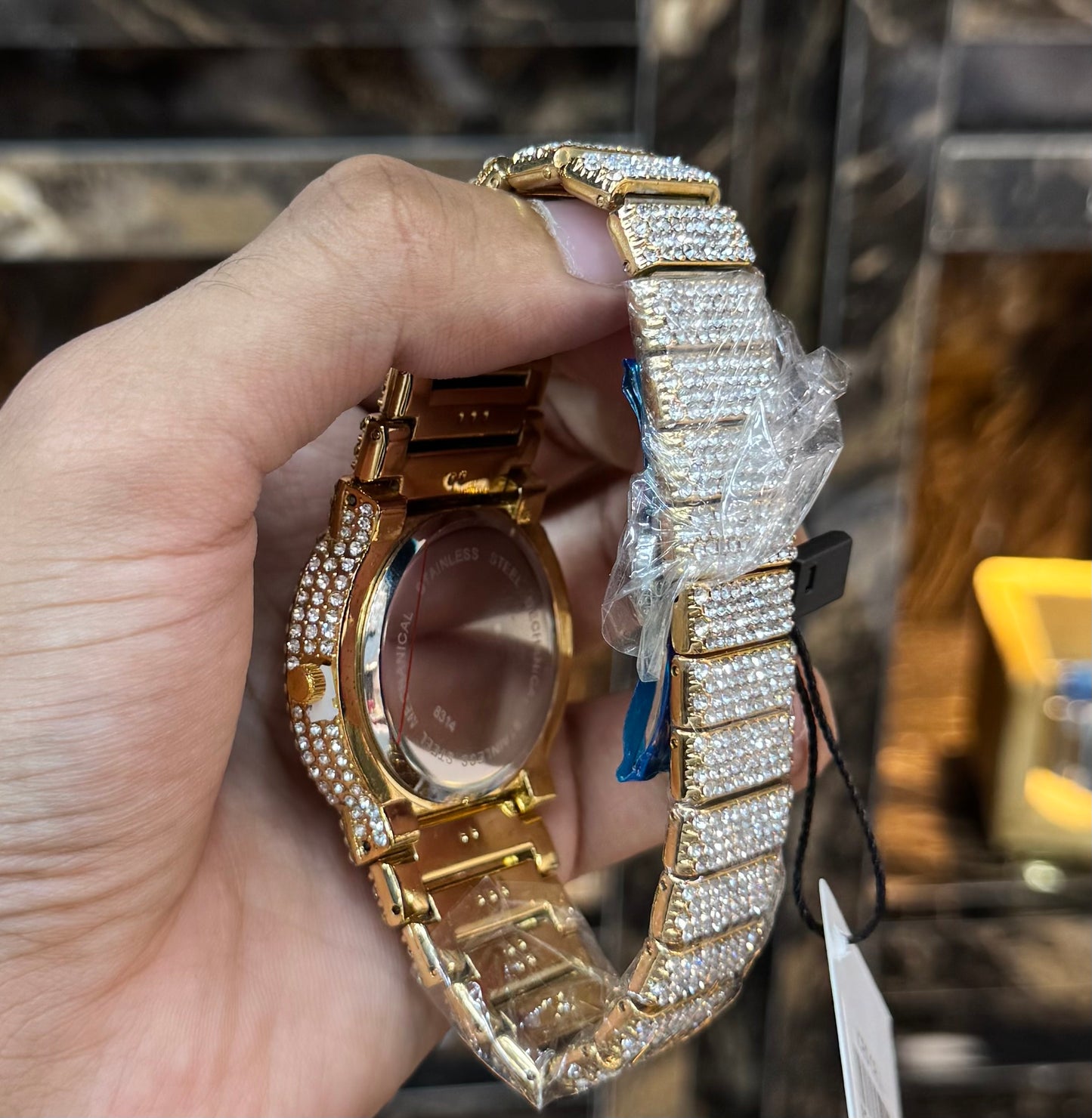 Iced Watch Golden