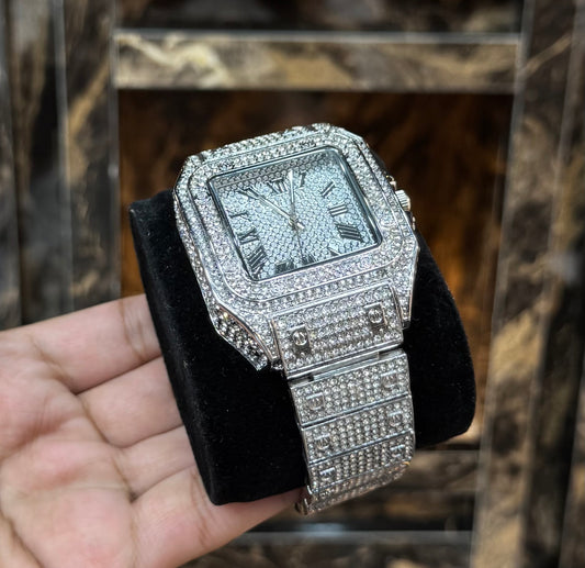 Iced Watch Silver