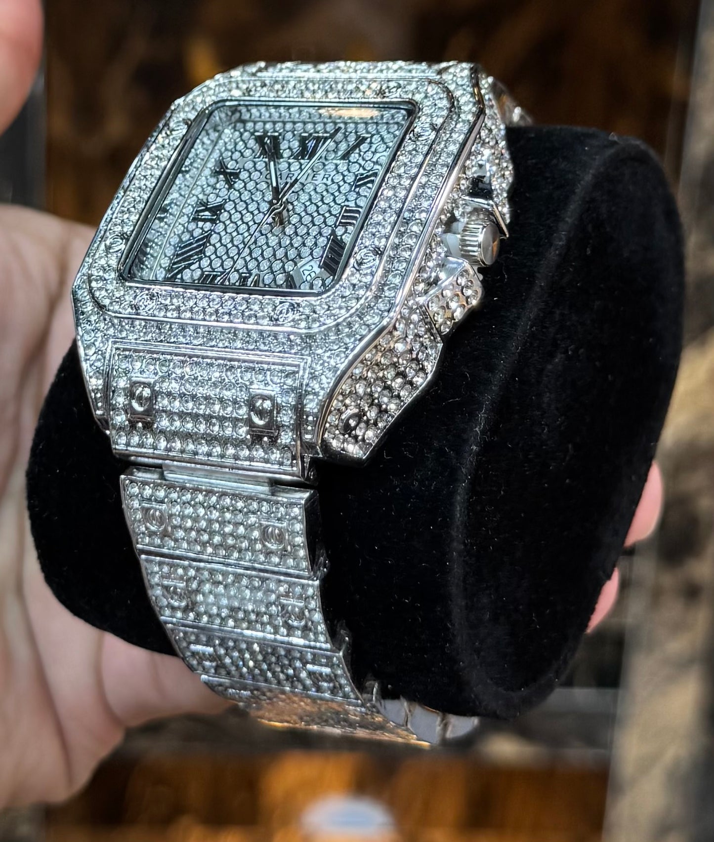 Iced Watch Silver