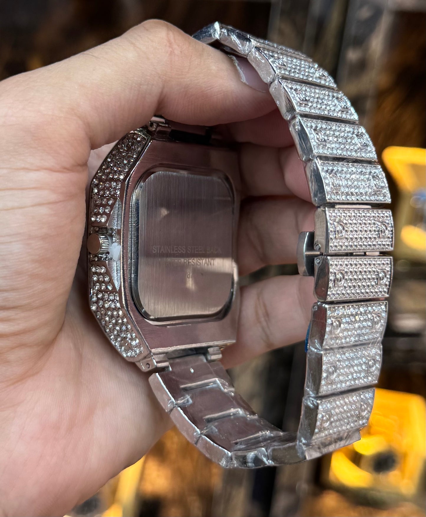 Iced Watch Silver