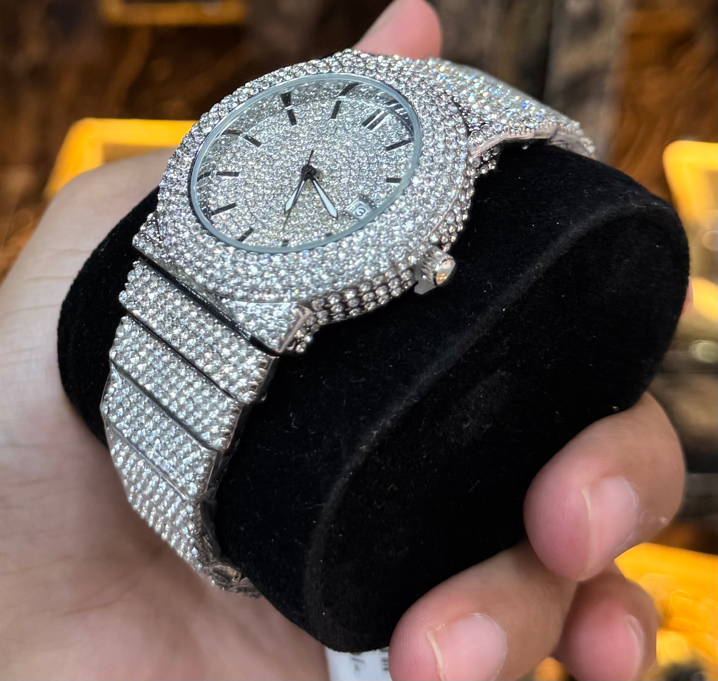 Iced Watch Silver