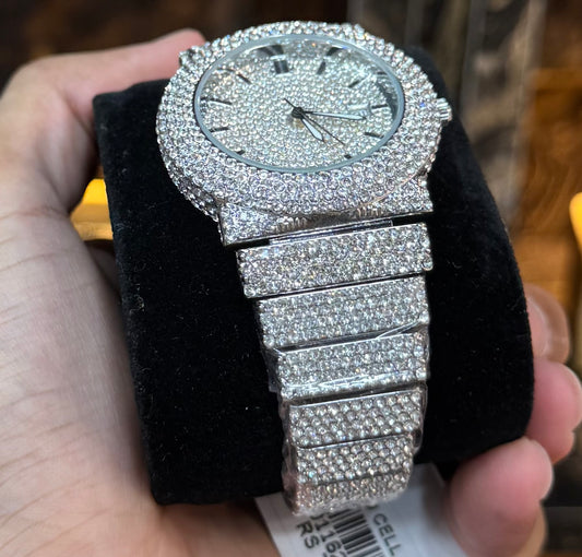 Iced Watch Silver