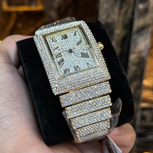 Iced Watch Gold