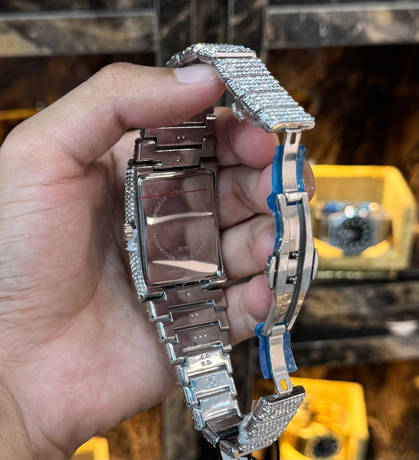 Iced Watch Silver