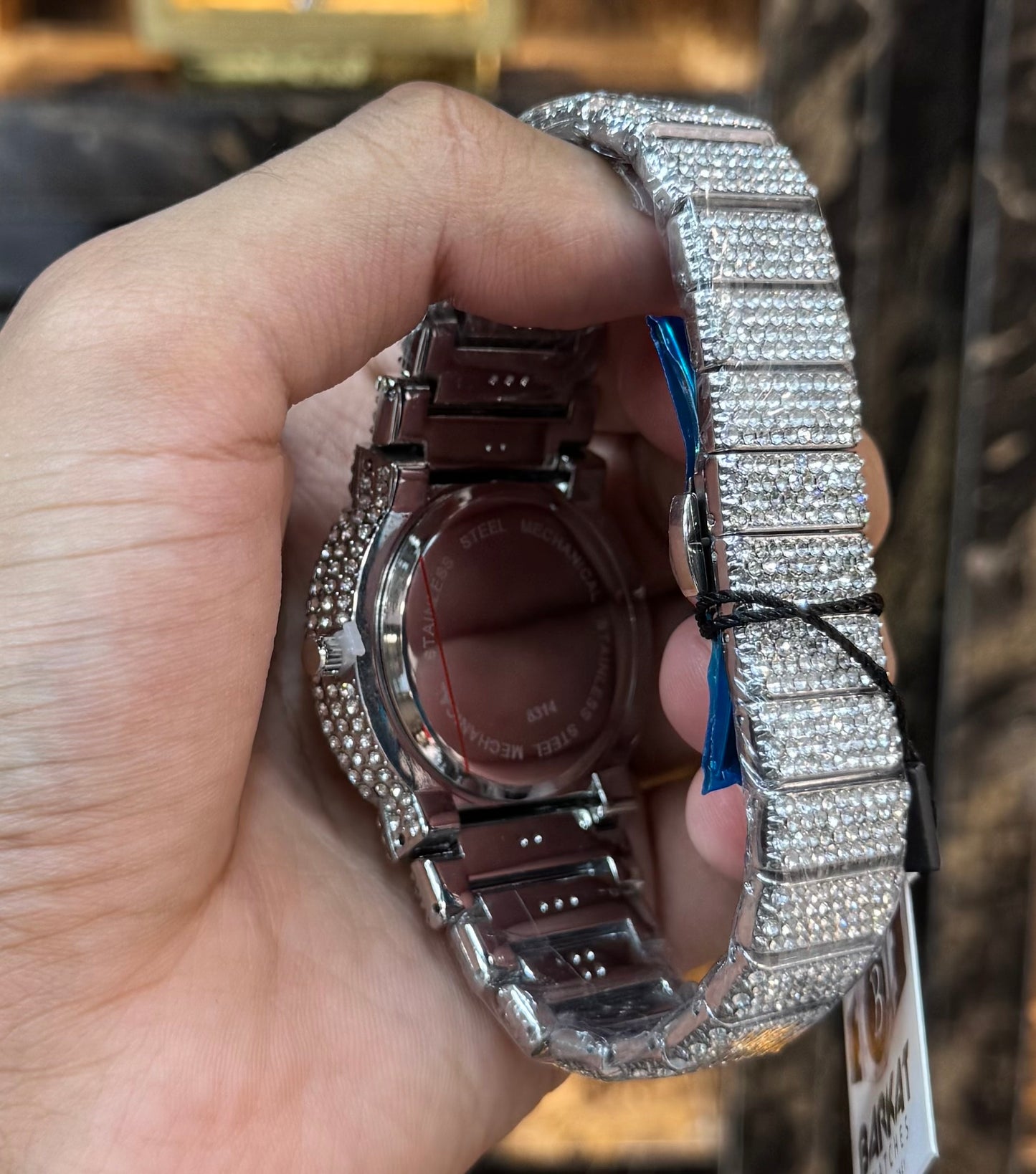 Iced Watch Silver