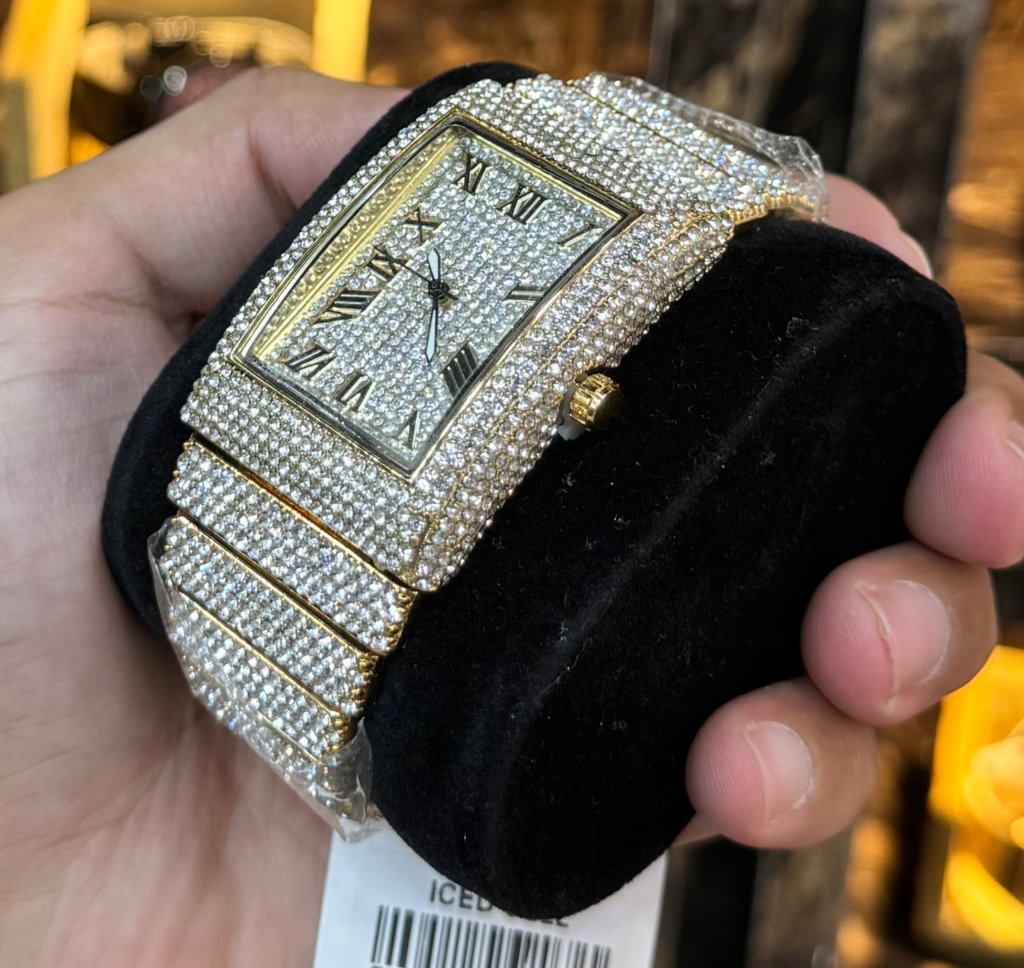 Iced Watch Gold