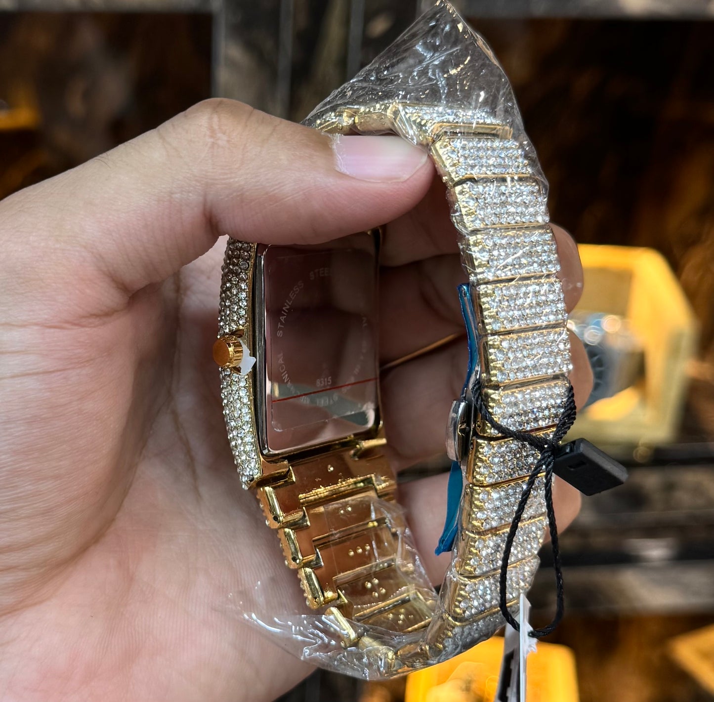 Iced Watch Gold