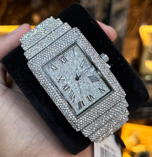 Iced Watch Silver