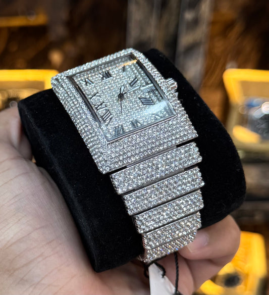 Iced Watch Silver