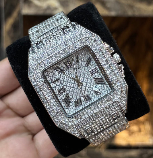 Iced Watch Silver