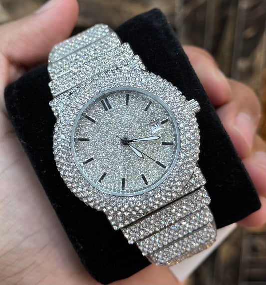 Iced Watch Silver